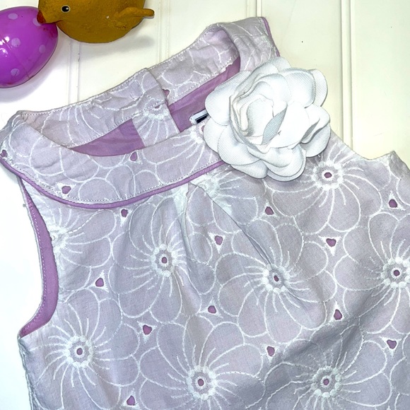 Janie and Jack Sleeveless Floral Lace Top 2T - Picture 2 of 11